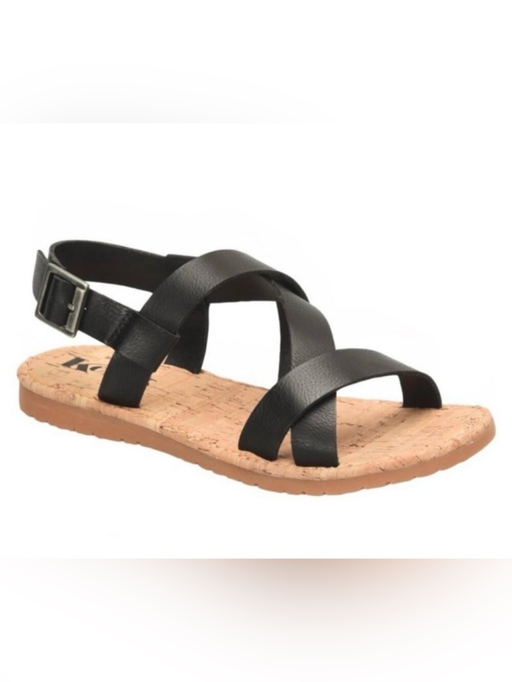 Korks Sabrina Strappy Sandals Black Size 10